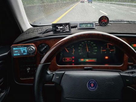 [New Release] Even 90s Classic Cars Can Upgrade! FD EVO with S-EXPAND Expansion Box for Full Compatibility - Installation of FD EVO Multi-Function Digital Display on SAAB 9000 AERO